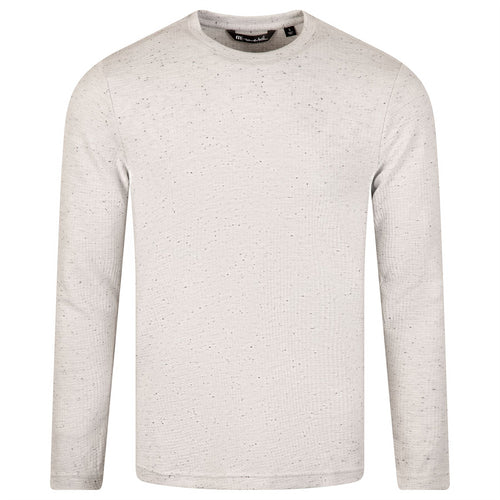 Cloud Waffle Crew Knit Heather Light Grey