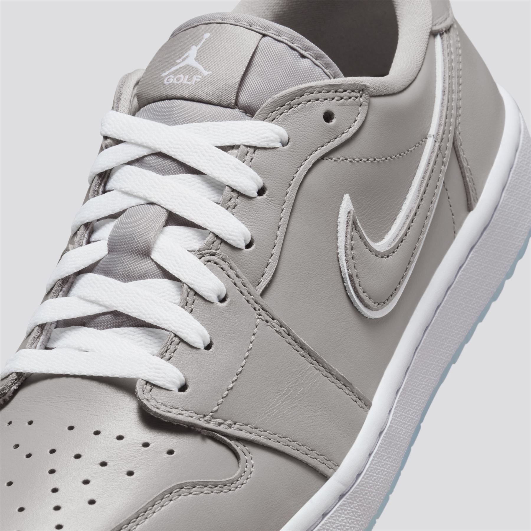 ナイキ エアジョーダン1 LOW GOLF 28.0 Air Jordan 1 Low Spikeless Golf Shoe Medium Grey/White/Blue Tint