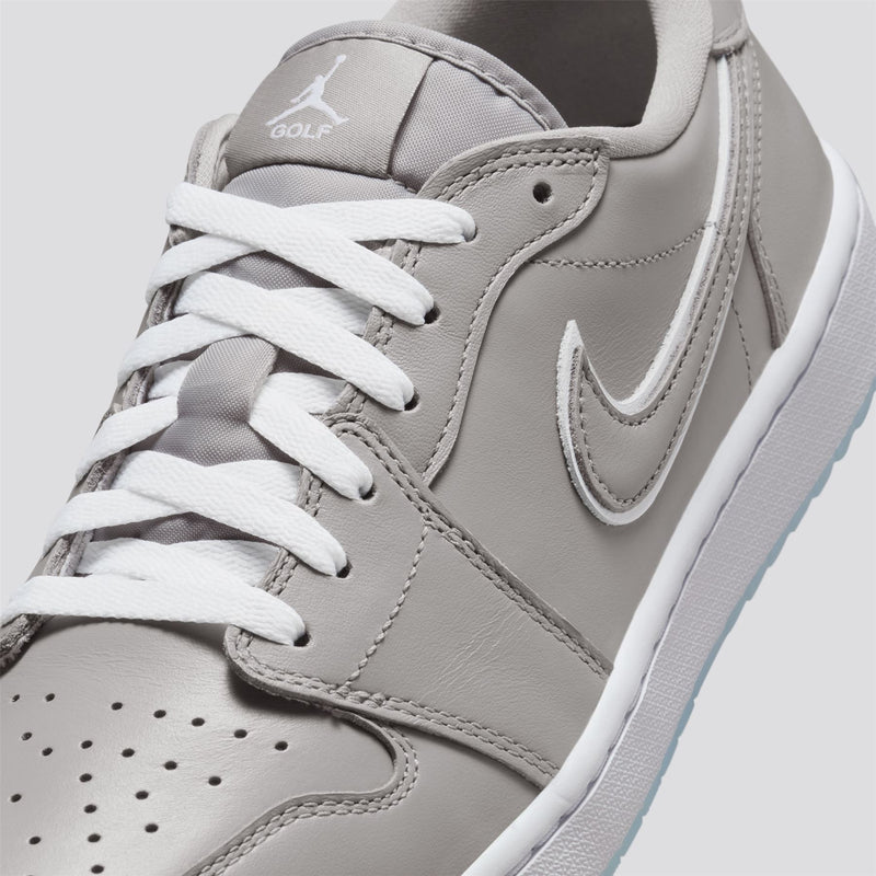 Air Jordan 1 Low Spikeless Golf Shoe Medium Grey/White/Blue Tint
