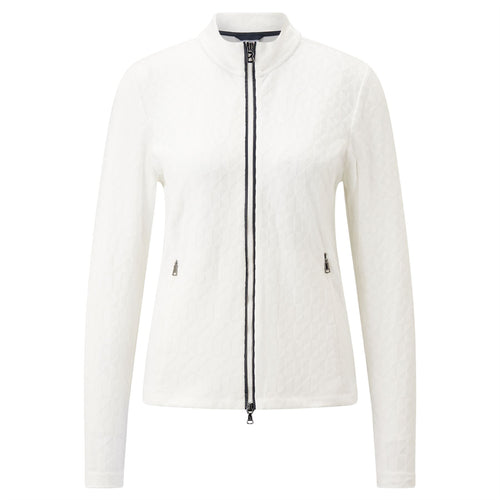 Womens Ayla Full Zip Jacket Off White - SS25