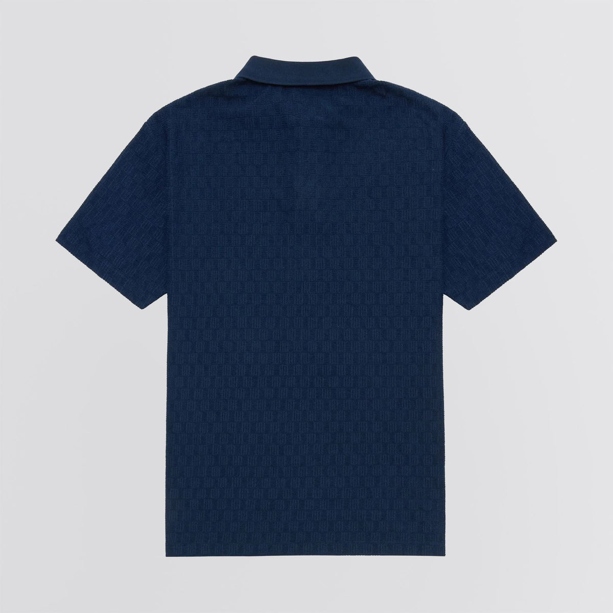 Kooka Jacquard Terry Polo Navy