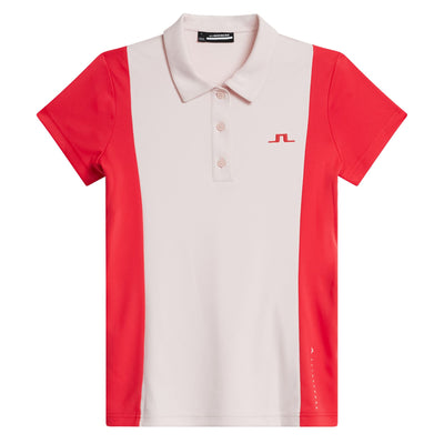 Womens Tilly Lux TX Jersey Polo Rose Quartz - SU24
