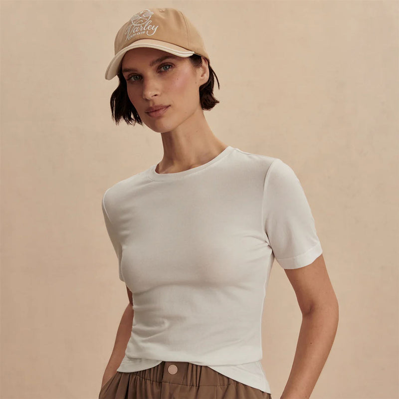 Womens Regina Fitted Tee White