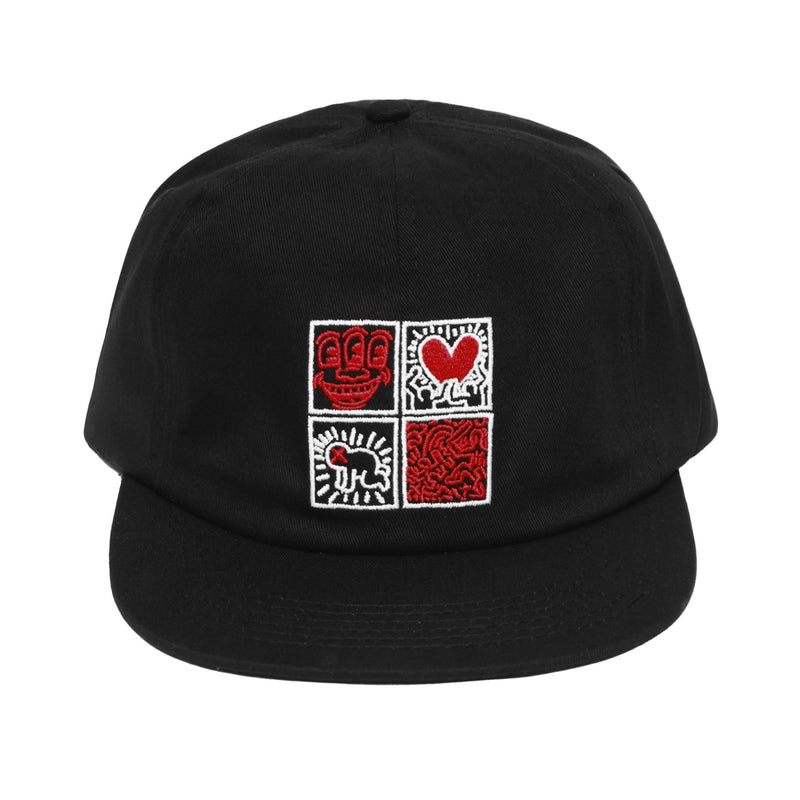 x Keith Haring Painters Cap Black