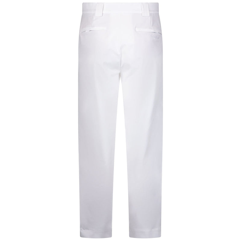 Womens Slim Tech Trousers Off White