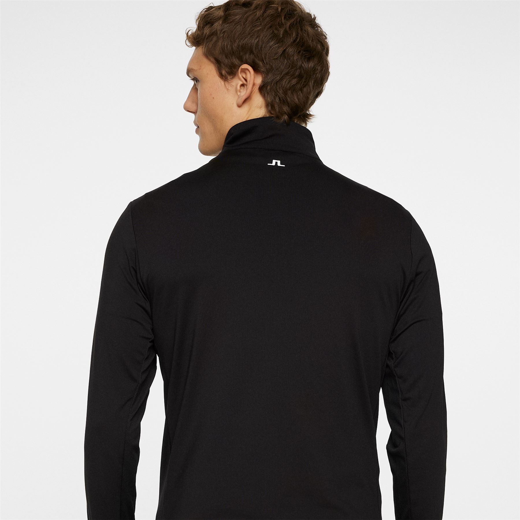 J.Lindeberg Tour Tech Light Mid Layer Black | TRENDYGOLF USA