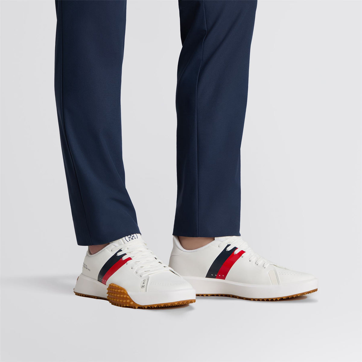 G.112 Stripe Golf Shoes Snow/Multi