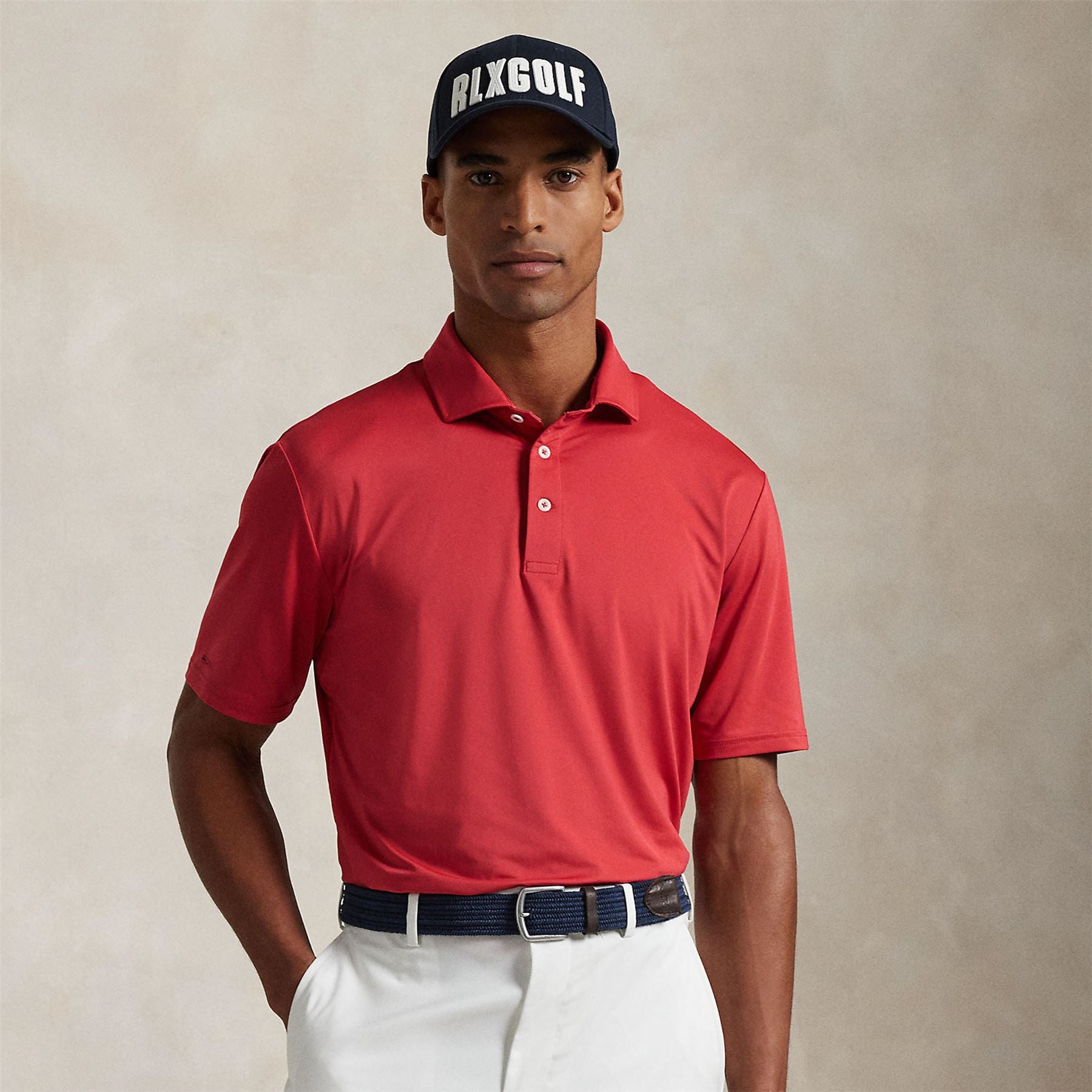 Ralph Lauren RLX Classic Fit Lightweight Airflow Polo Spring Red