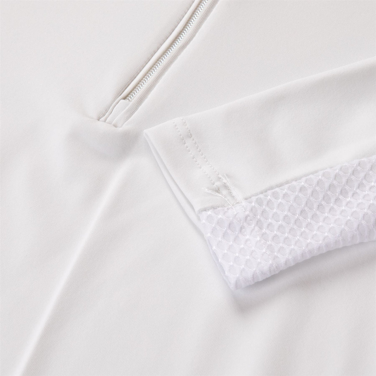 Womens Sunshine Sport Half Zip Mid Layer White