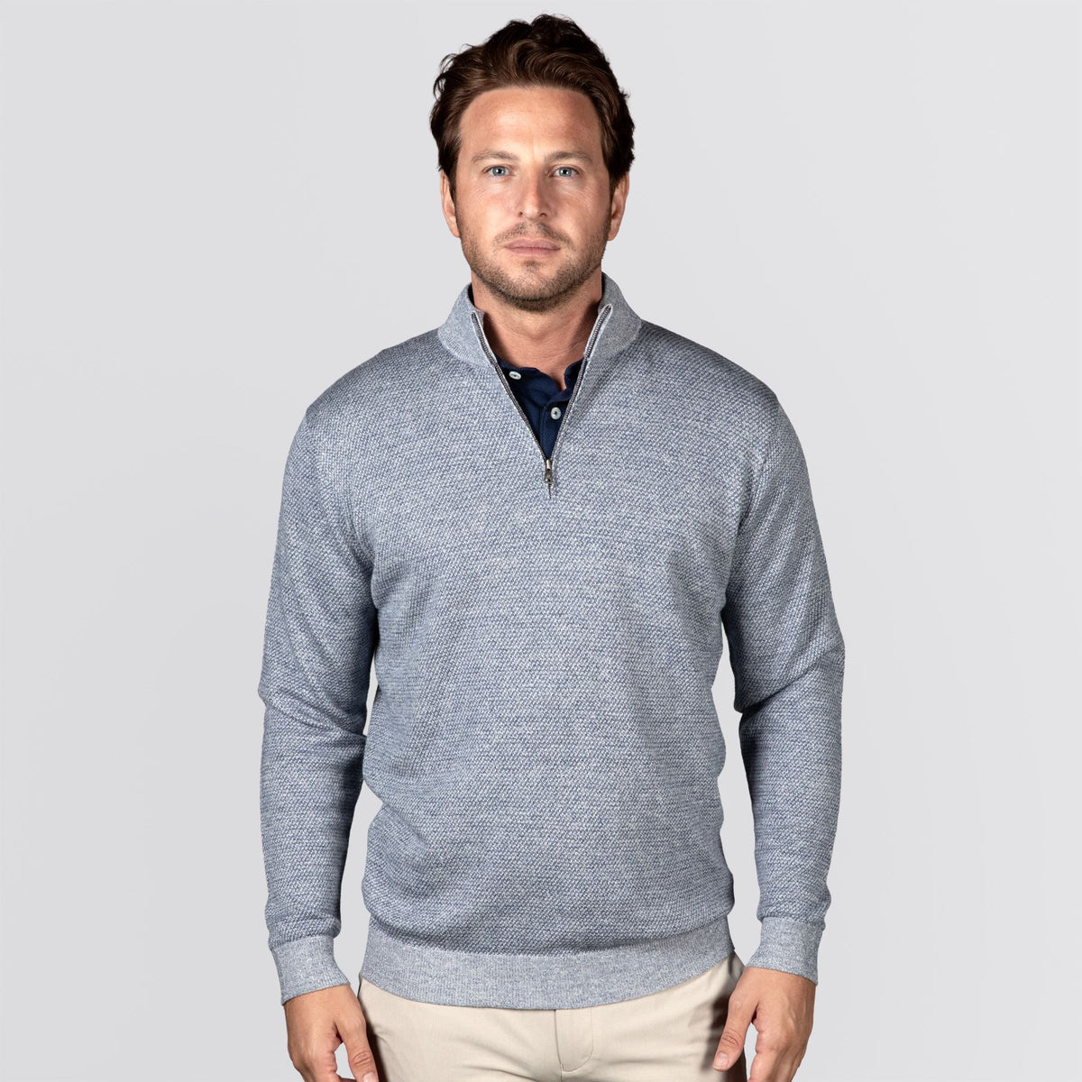 Barlow Quarter-Zip Sweater Storm