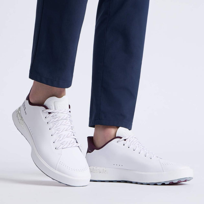 G.112 Golf Shoes Snow/Dark Plum