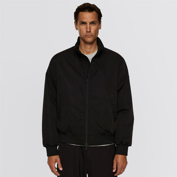 J.Lindeberg Berkley 2L Bomber Jacket Black | TRENDYGOLF USA