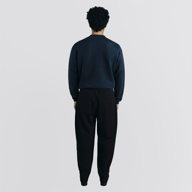 Cade Knit Crew Sweater Navy