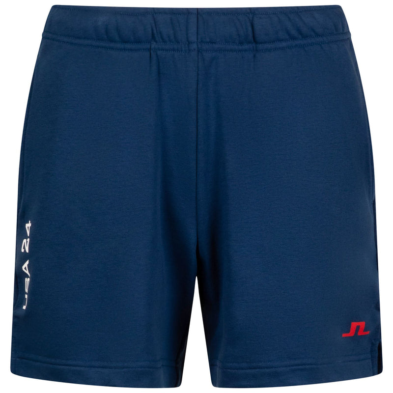 Womens Ariella Cotton Shorts Estate Blue