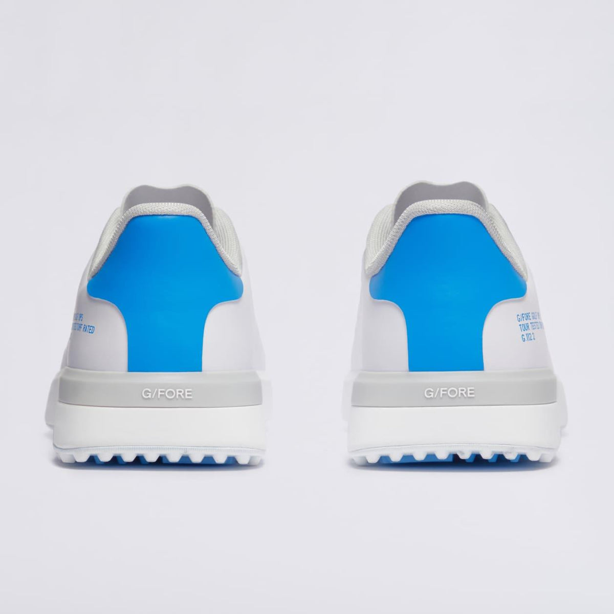 G.112 Embossed Skull and Tees Golf Shoes Snow/Cerulean