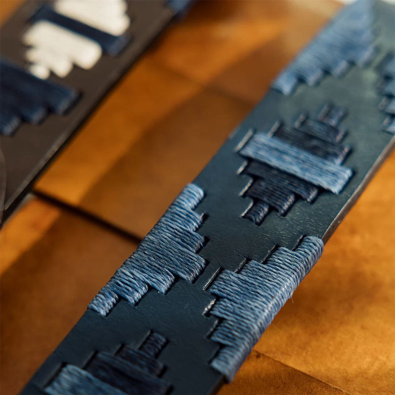 The Barker Belt Navy/Slate/Navy