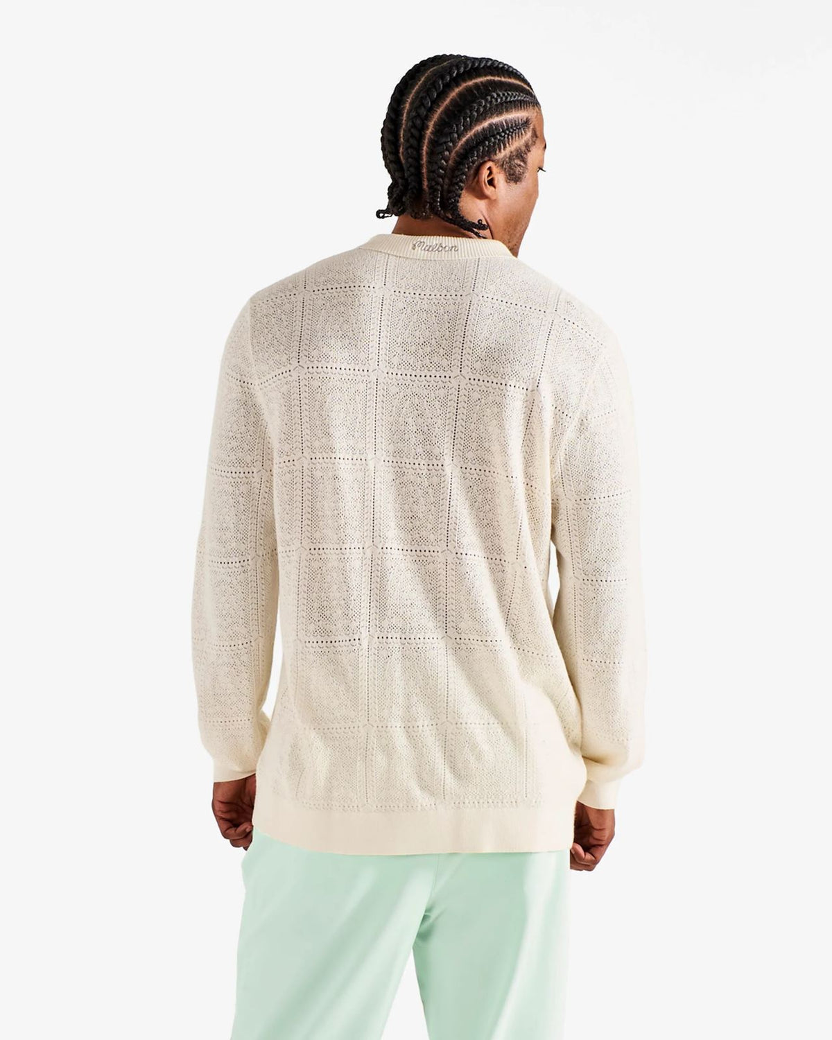 Resort Crochet Cardigan Whisper White