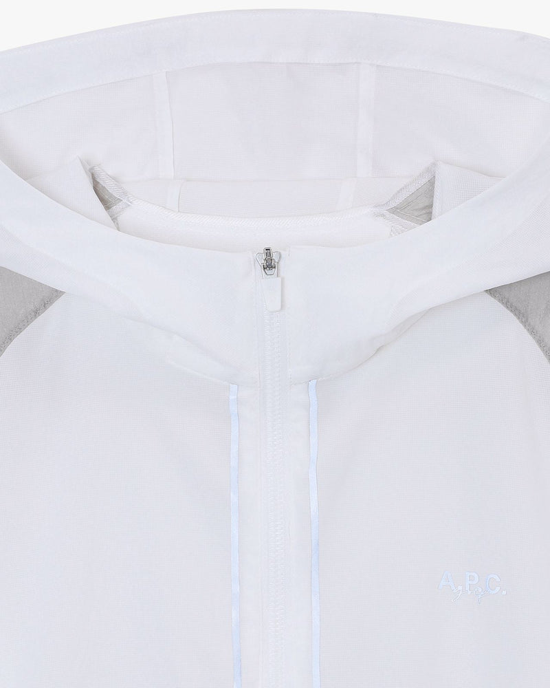 Victor Windbreaker Jacket White