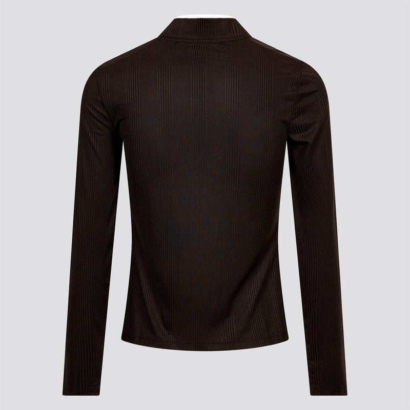 Womens Kelly Mockneck Mid Layer Black