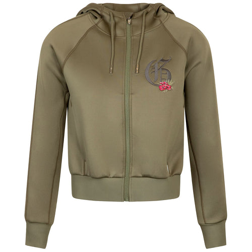 Womens Hooded Kristina Full Zip Decorated Jacket Camp - SS25