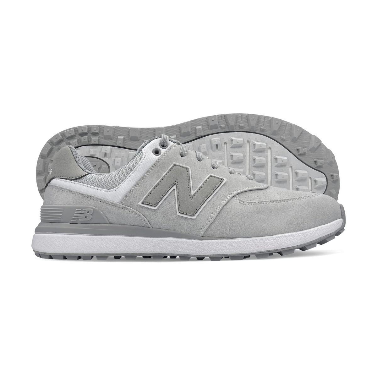 574 Greens V2 Spikeless Golf Shoes Light Gray