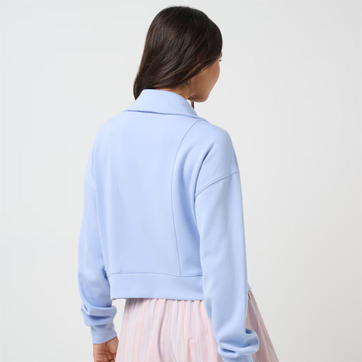 Womens Skyloft Soft Half Zip Mid Layer Brunnera Blue
