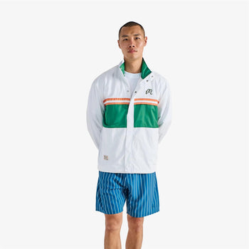 Malbongolf ウィンドブレーカー Malbon Golf Costanzo Windbreaker White | TRENDYGOLF USA