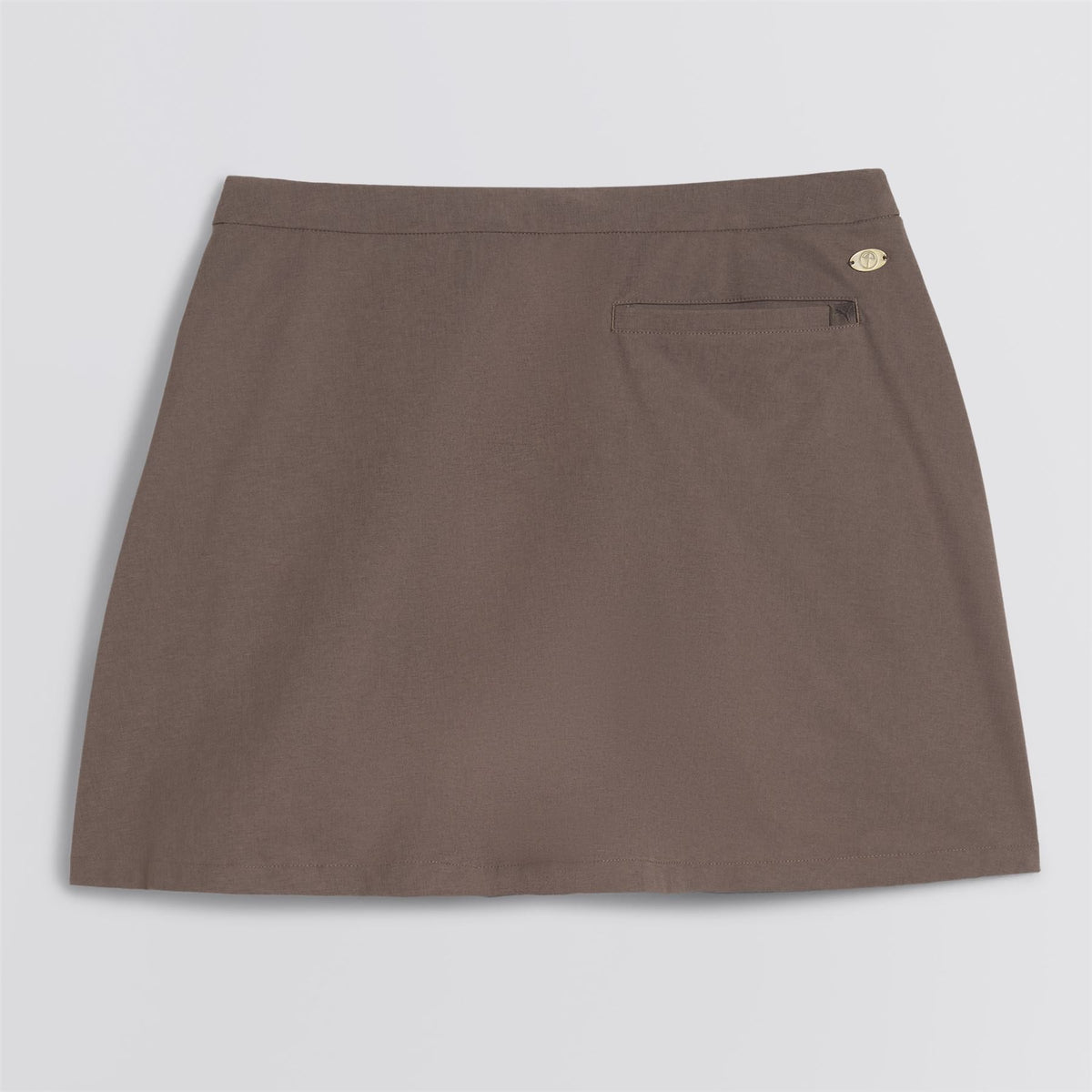 x AP Womens A-Sym Pleat Skirt Flat Bronze