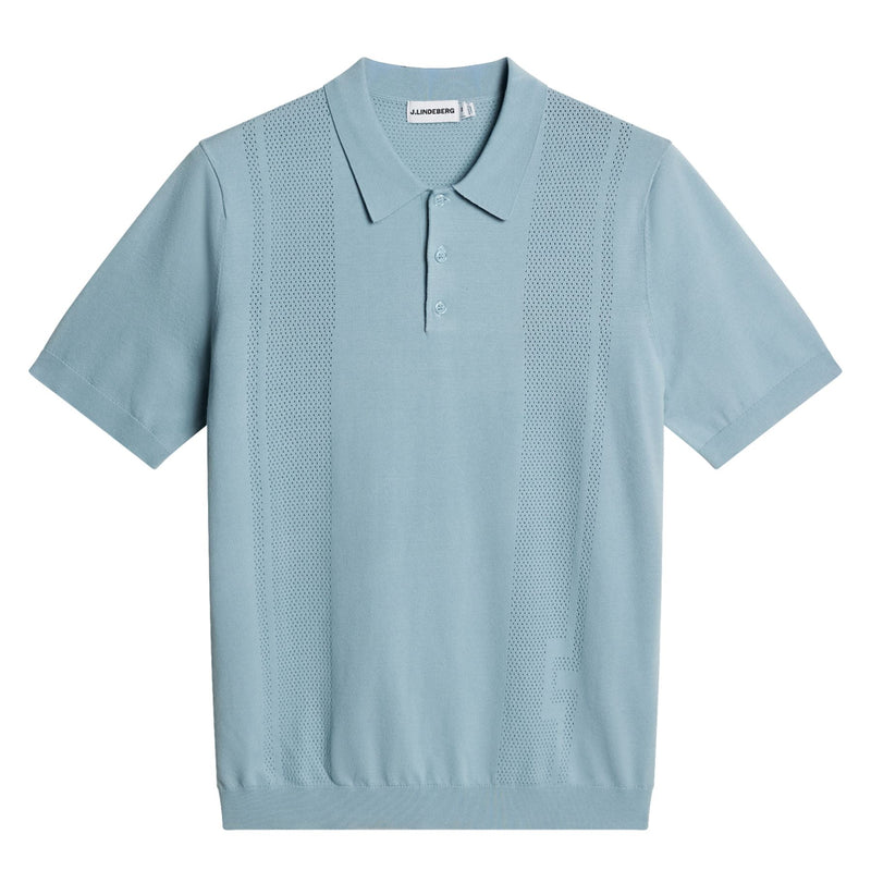 Reymond Seasonal Knit Polo Forget-Me-Not