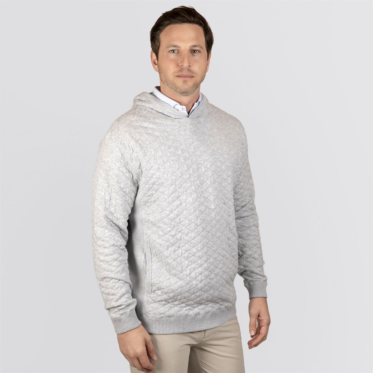 The Wallace Hooded Sweater Heathered Gray