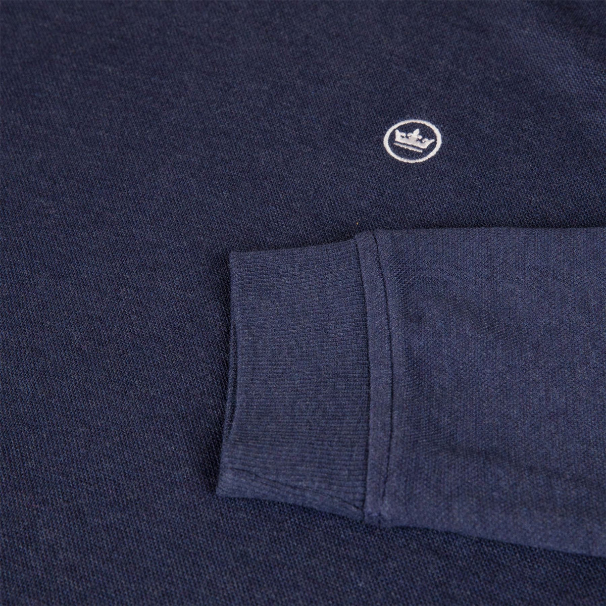 Crown Comfort Knit Hoodie Navy