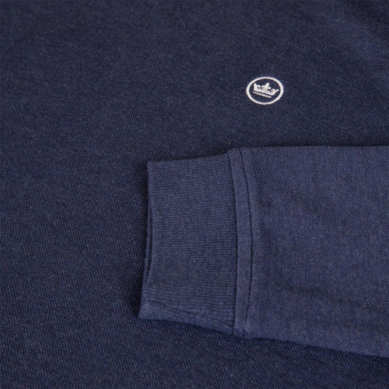 Crown Comfort Knit Hoodie Navy