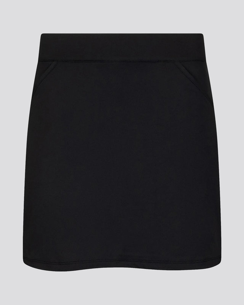 Womens Alice Petal Hem Skort Black