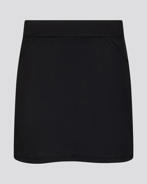 Womens Alice Petal Hem Skort Black
