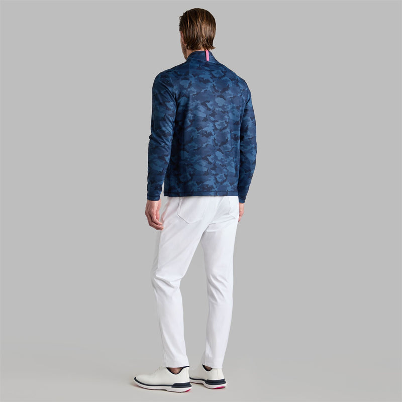 Brushed Back Tech Quarter Zip Pullover Twilight Camo