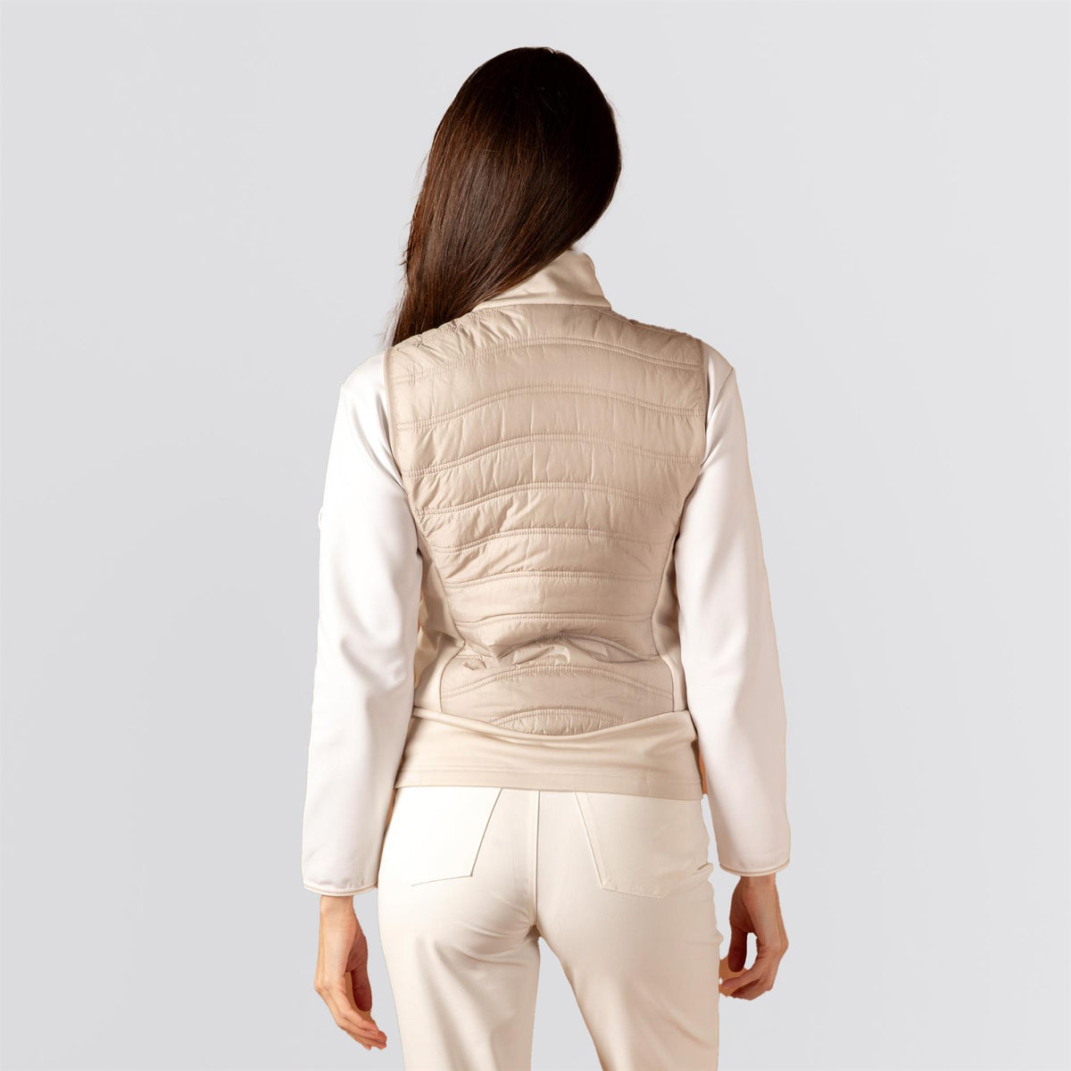 Womens Fibi Sport Vest Beige