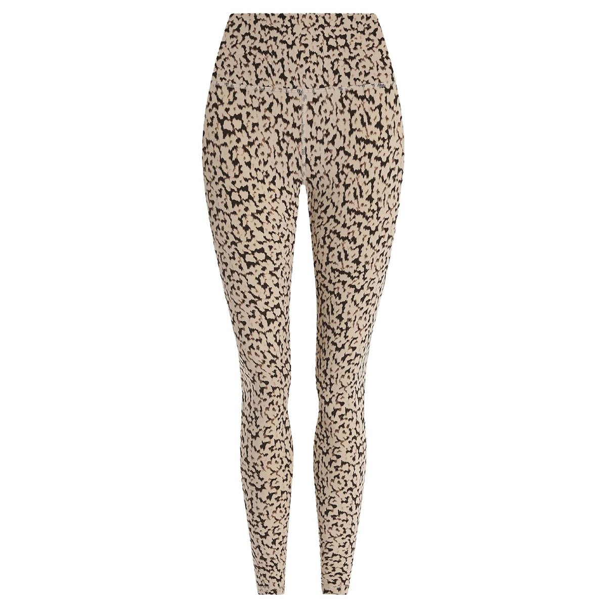 Womens Move Pocket High 25-Inch Leggings Almond Abstract Leopard