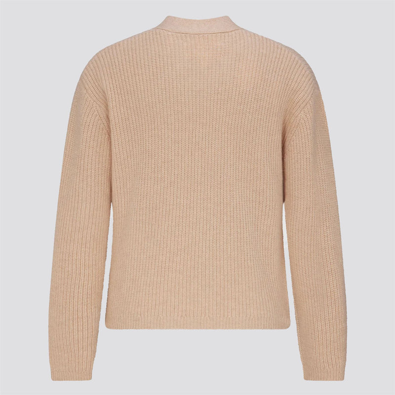 Womens Emily Cashmere Cardigan Sand Heather