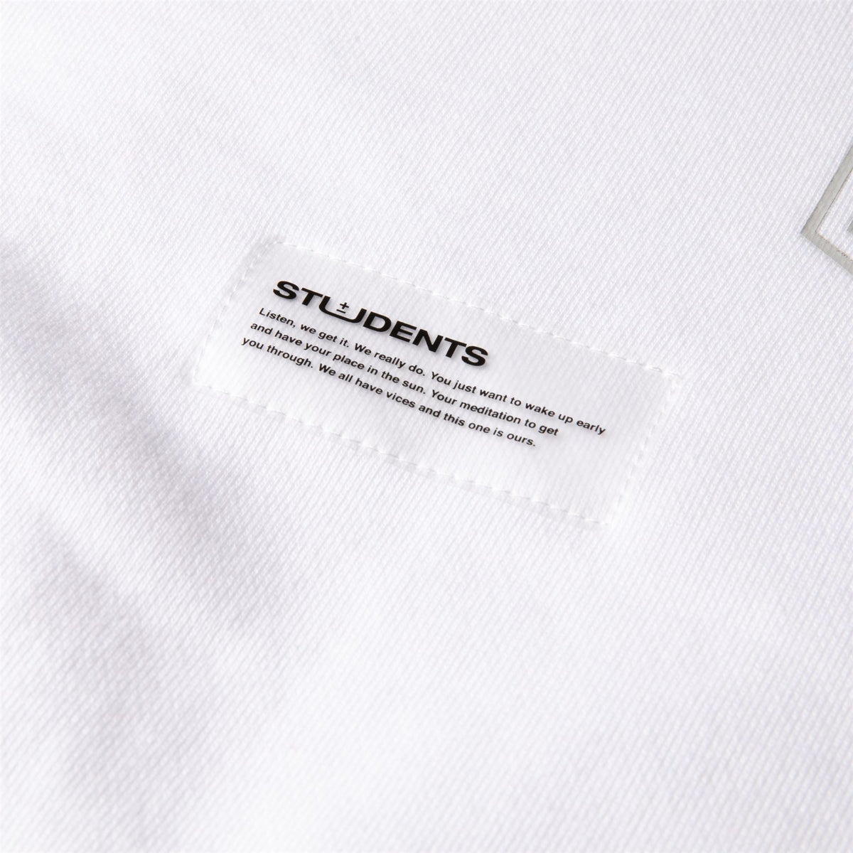 Uni Pullover Hoodie White
