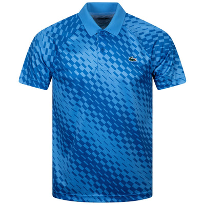 Novak Print Polo Shirt Blue/Blue - SS23