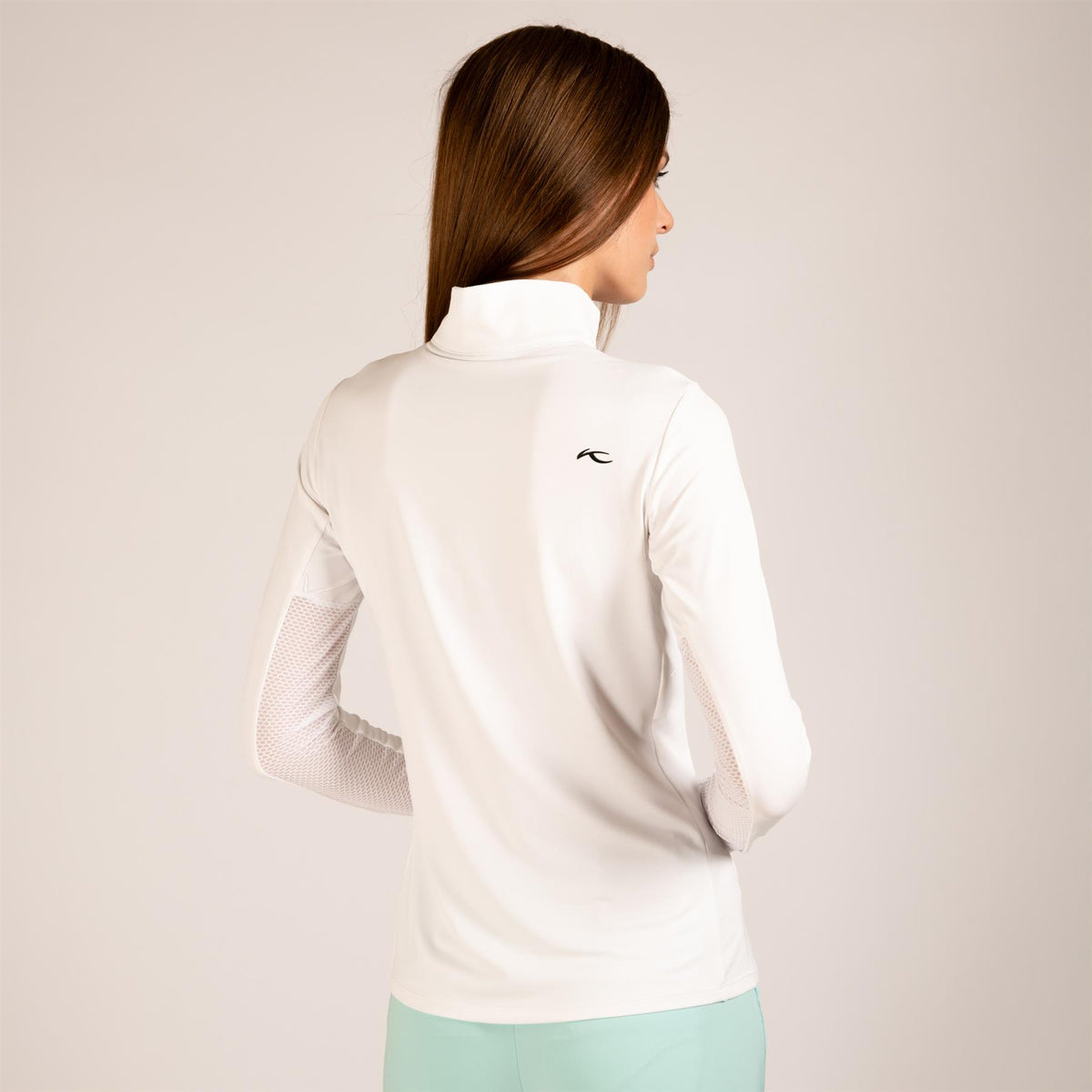 Womens Sunshine Sport Half Zip Mid Layer White