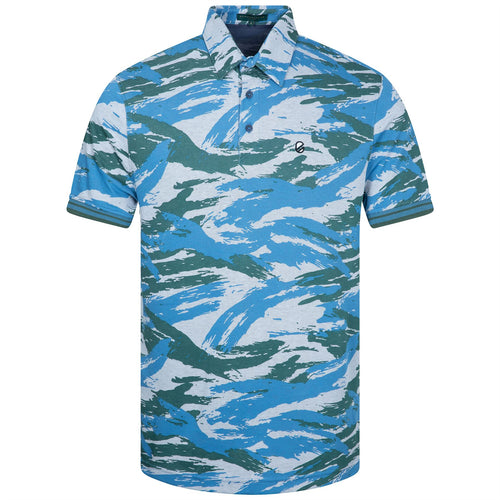 Lizard Camo Polo Blue Ashes - SS23