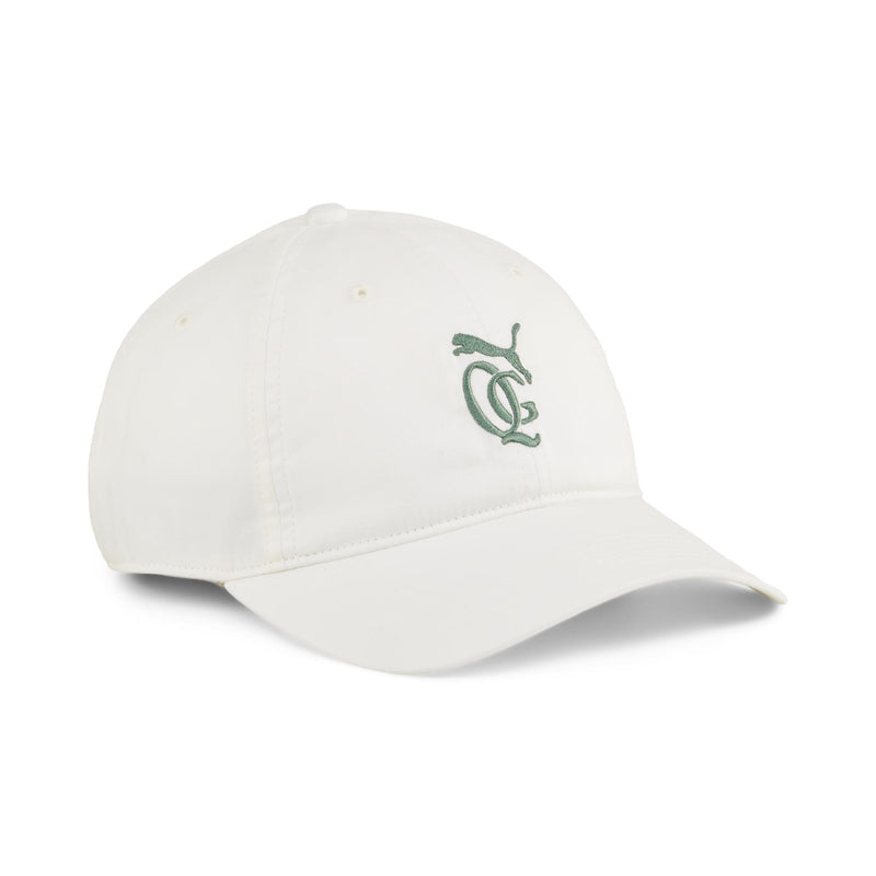 X QGC Dad Hat Warm White/Deep Forest
