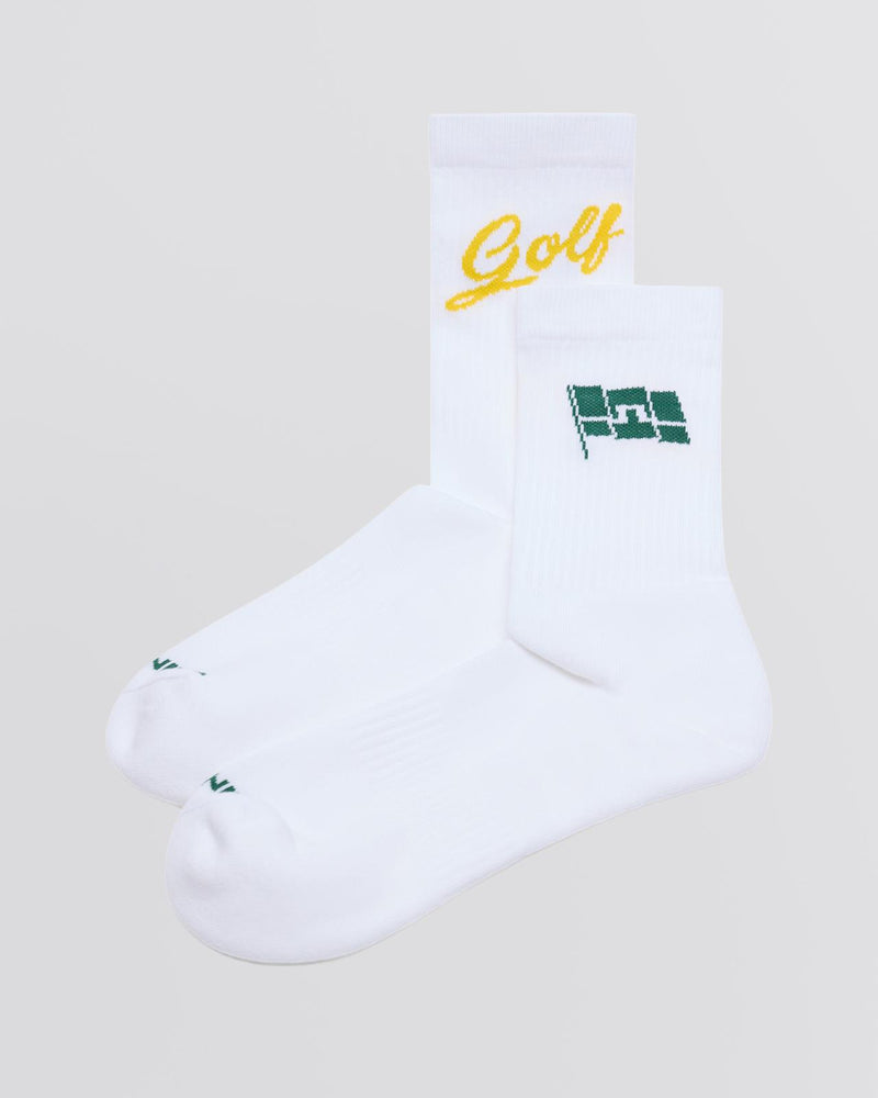 Carden Tour Socks White