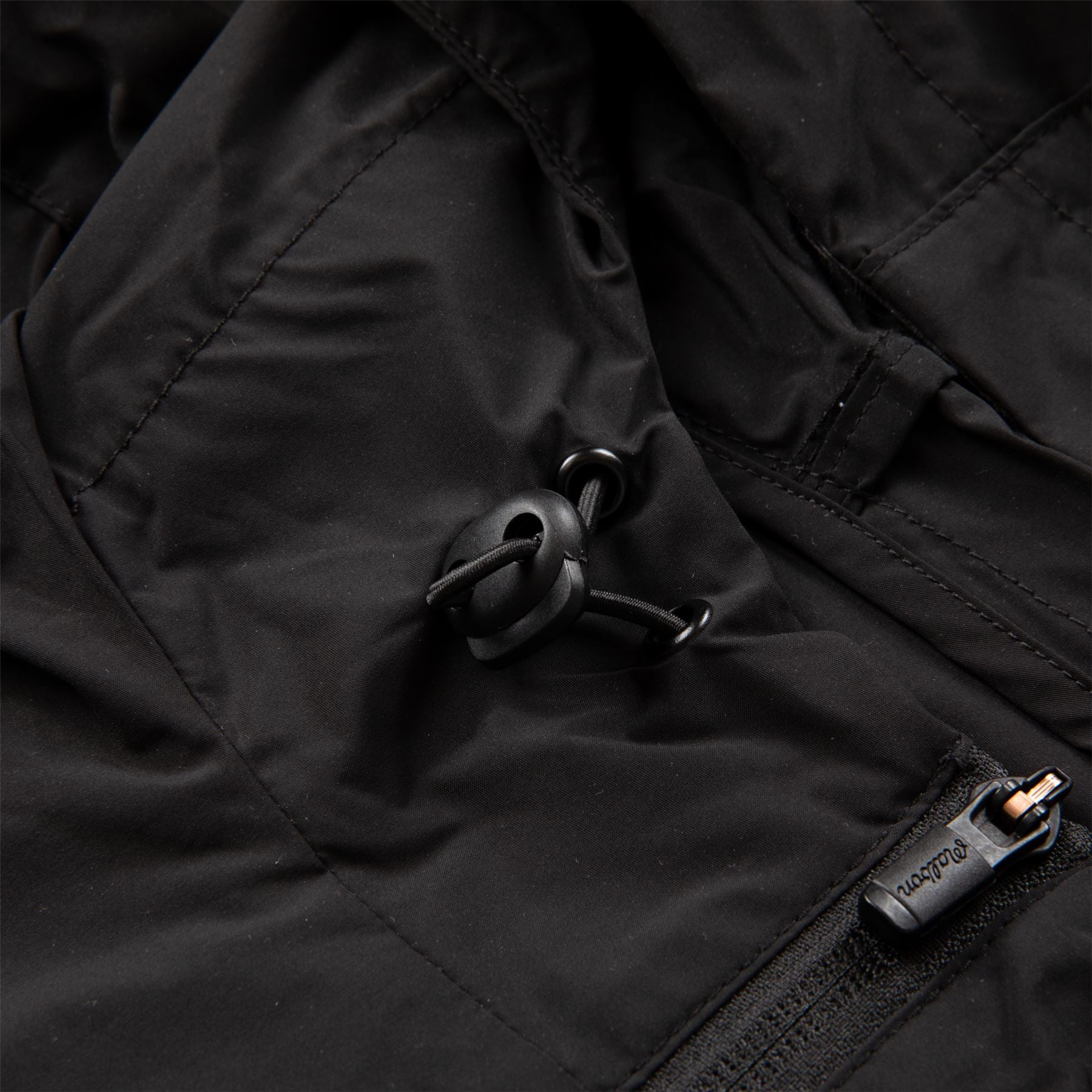 Malbon Golf Evergreen Nylon Anorak Black | TRENDYGOLF USA
