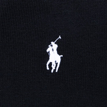 Performance Cotton-Blend Sweater Vest Polo Black