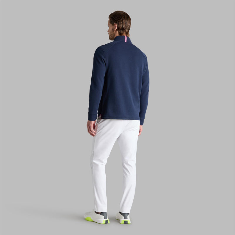 Waffle Knit Quarter Zip
