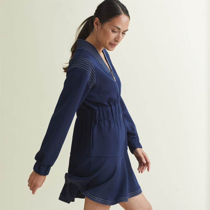 Womens Rita Dress Blue