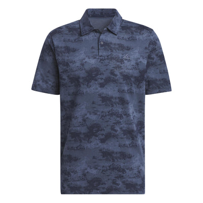 Go-To Printed Mesh Polo Collegiate Navy - SS24