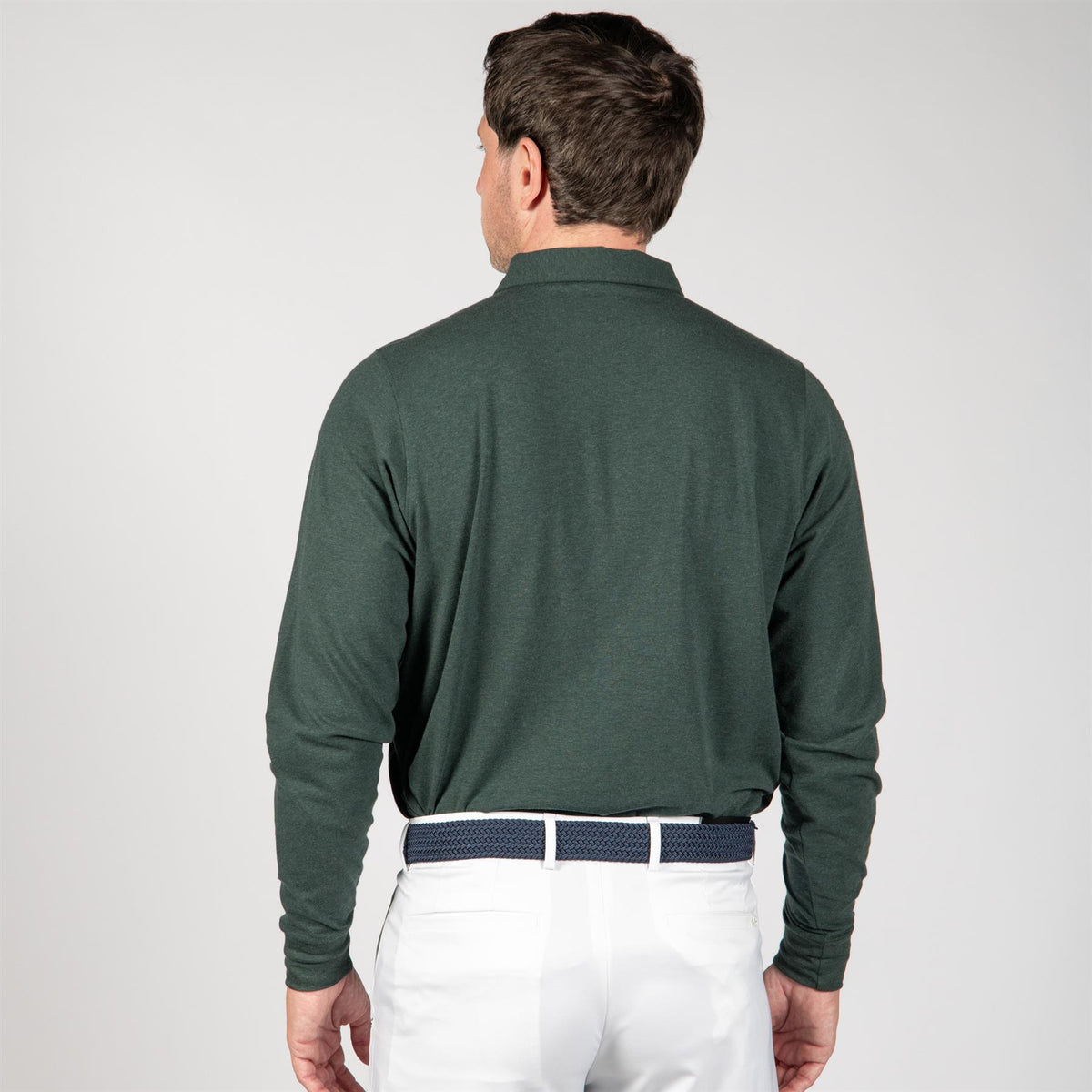 Quinlivan LS Polo Rolling Rock Heather